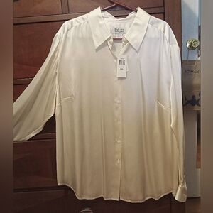 NWT silk blouse Style and Co